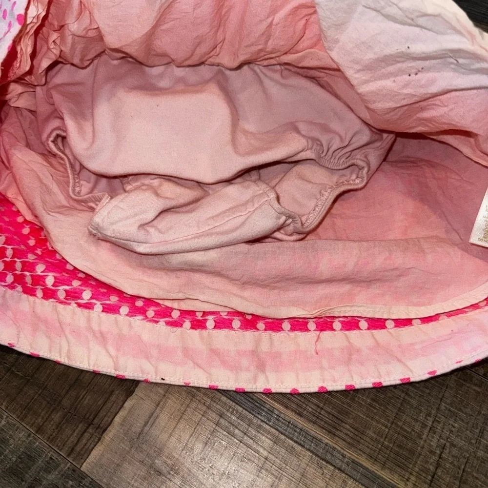 Kate Spade Girls Pink Polka Dot Skirt with Bloomers Zip Closure 18MOS